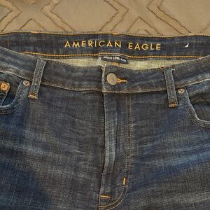 American Eagle Outfitters Dark Blue slim straight Jeans 38x30 next level flex